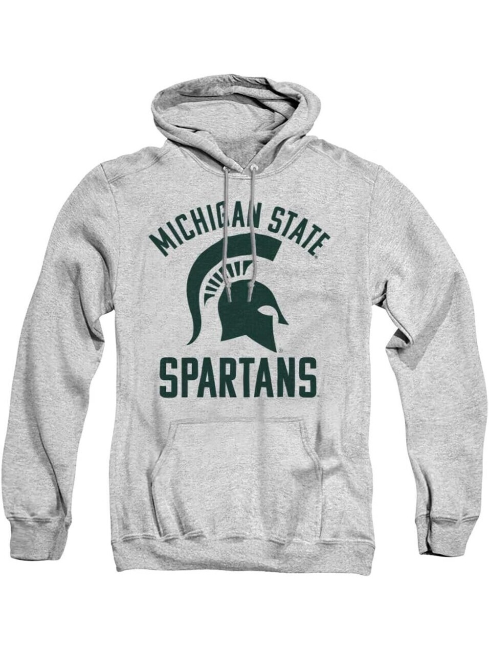 MSU Spartans Michigan State Large One Color Unisex Adult Pull-Over Hoodie, Athle